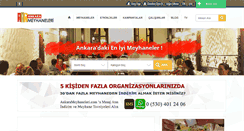 Desktop Screenshot of ankarameyhaneleri.com