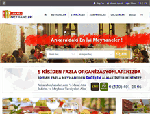 Tablet Screenshot of ankarameyhaneleri.com